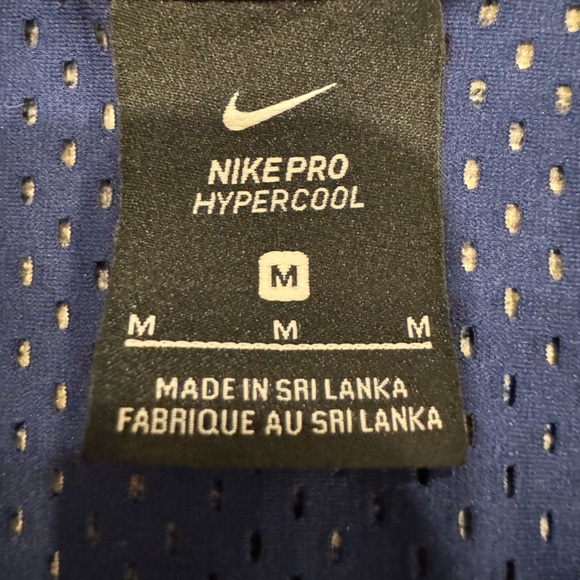 NIKE | WOMEN’S | PERFORMING COOLING | RUNNING TOP | BLACK & BLUE | NWT | MEDIUM - Picture 6 of 8